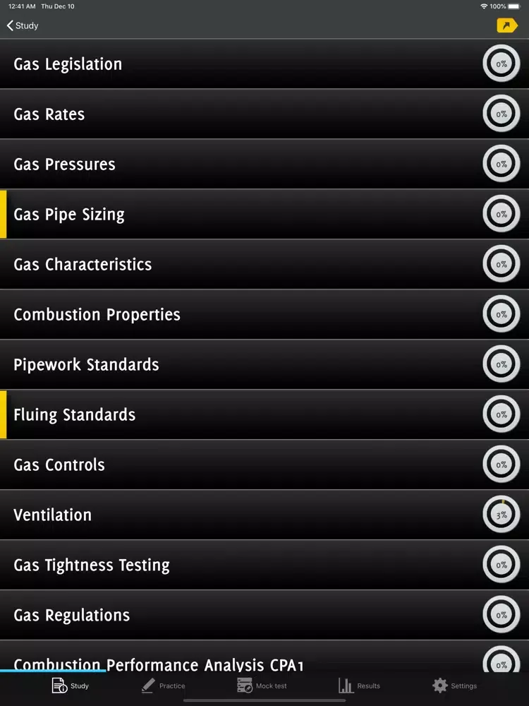 Capturas de pantalla de ACS Domestic Gas Safety CCN1 . iPad 
