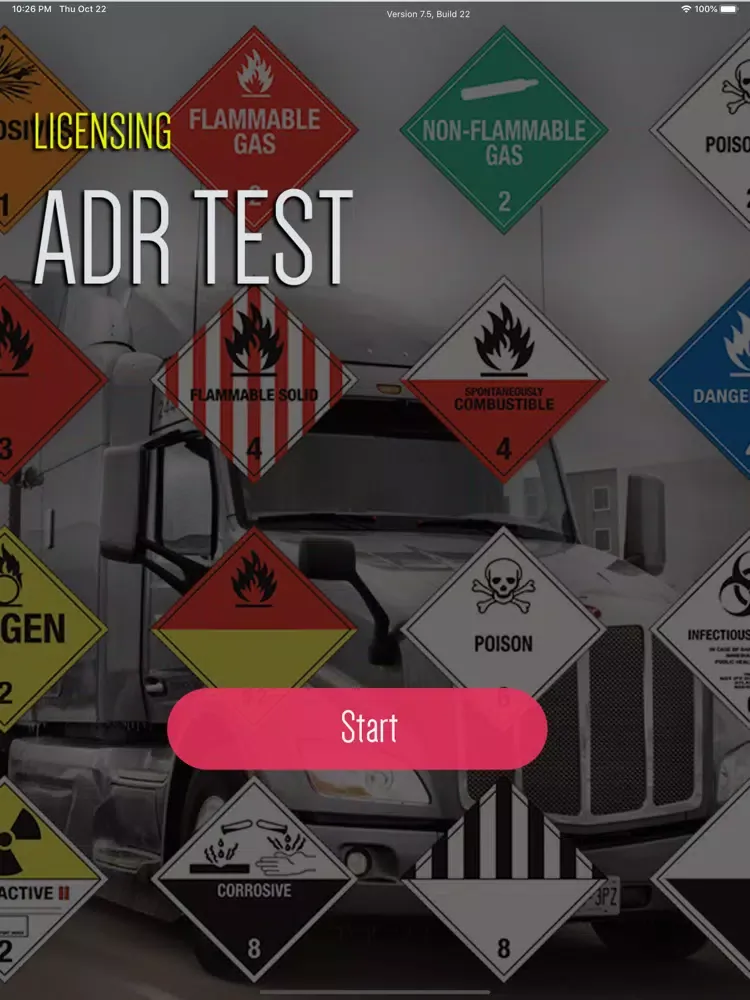 ADR QUIZ - Dangerous Goods iPad  স্ক্রিনশট