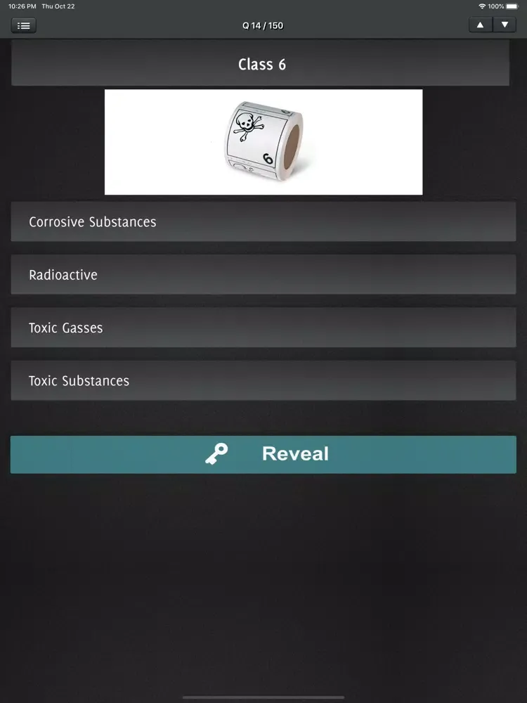 ADR QUIZ - Dangerous Goods iPad  স্ক্রিনশট
