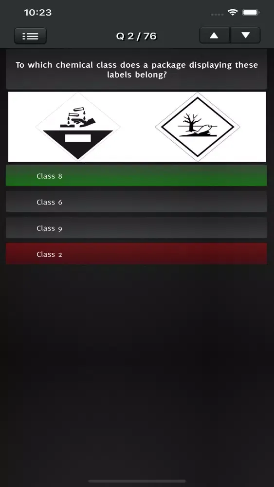 ADR QUIZ - Dangerous Goods স্ক্রিনশট