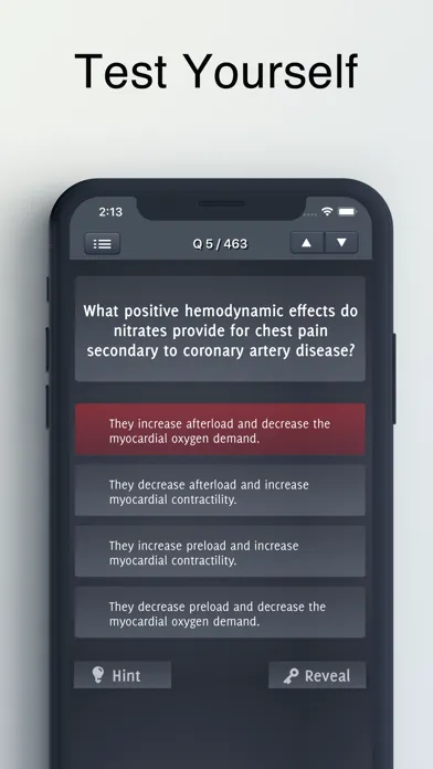 Zrzuty ekranu CCRN Adult Critical Care Exam.