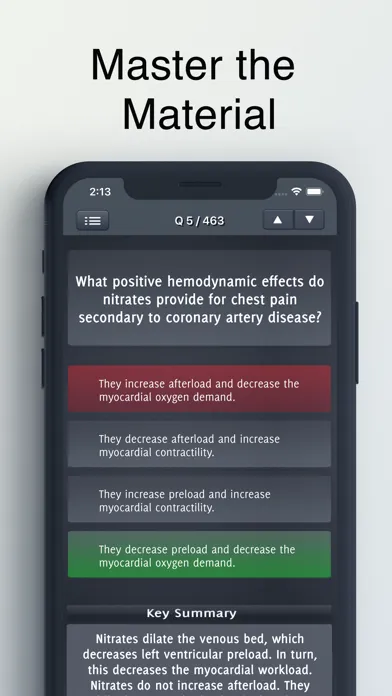 Zrzuty ekranu CCRN Adult Critical Care Exam.