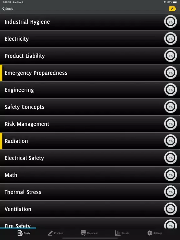 Ảnh chụp màn hình của ASP CSP Exam Prep iPad 