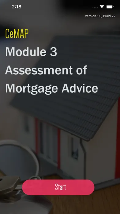 Captures d'écran de CeMAP 3 Mortgage Advice Exam