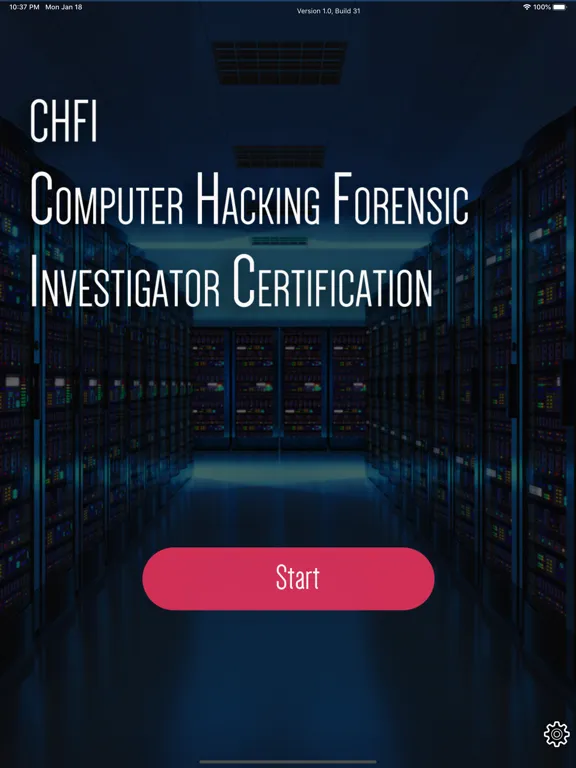 Zrzuty ekranu CHFI Computer Hacking Exam iPad 