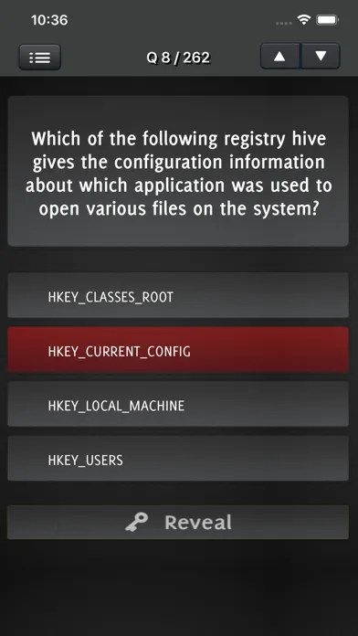 Zrzuty ekranu CHFI Computer Hacking Exam