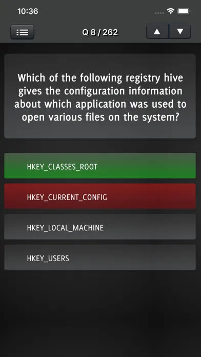 Zrzuty ekranu CHFI Computer Hacking Exam
