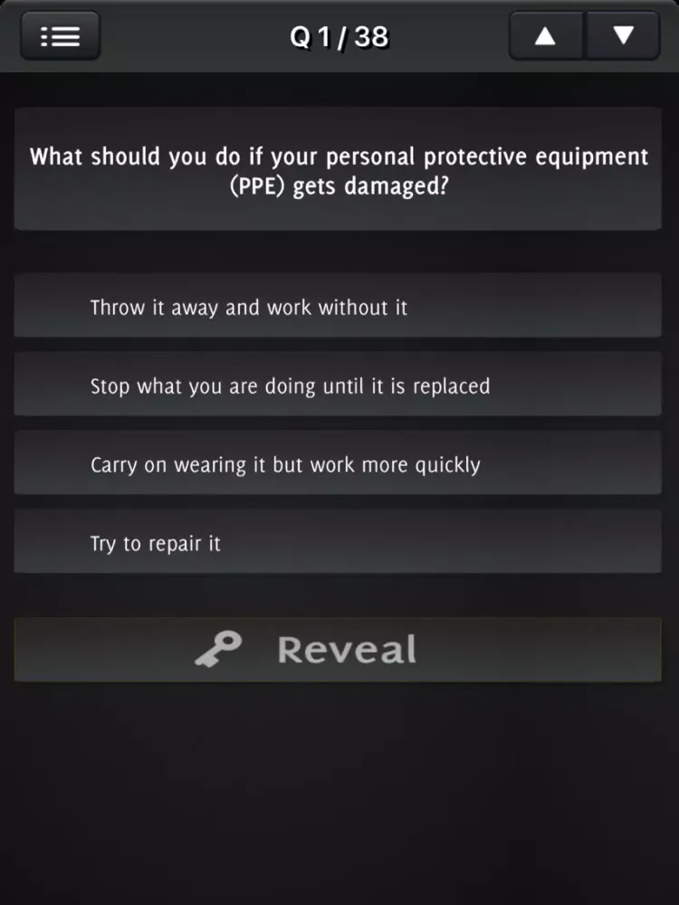 CITB MAP HS&E Test 2020 iPad  Screenshots
