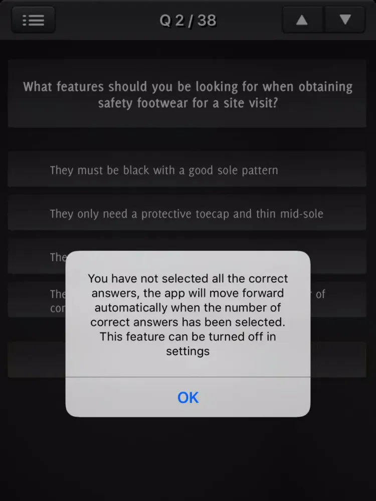 CITB MAP HS&E Test 2020 iPad  Screenshots