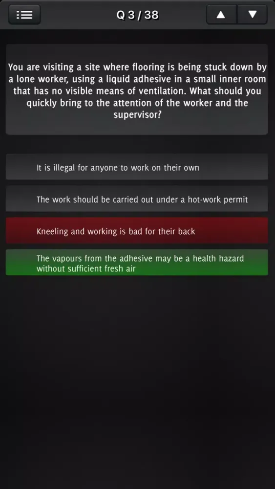 CITB MAP HS&E Test 2020 Screenshots