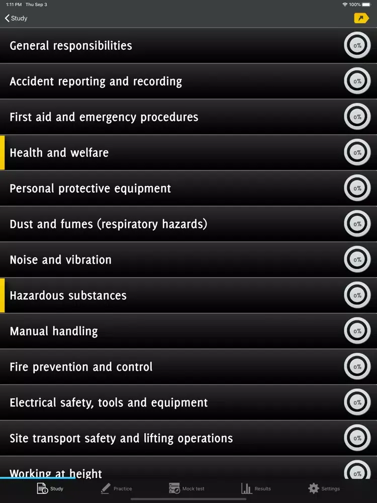 CSCS Test Revision 2020 iPad  Screenshots
