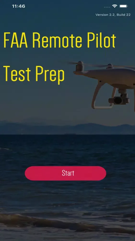 Capturas de tela do Remote Pilot Exam Drone FAA