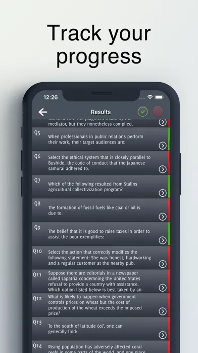 FSOT Practice Test Prep سکرین شاٹس