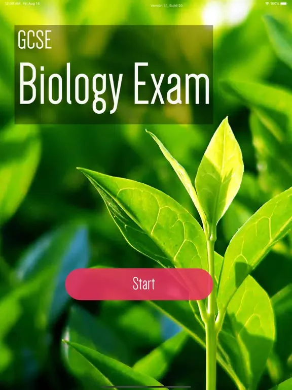 GCSE Biology Practice iPad  स्क्रीनशॉट
