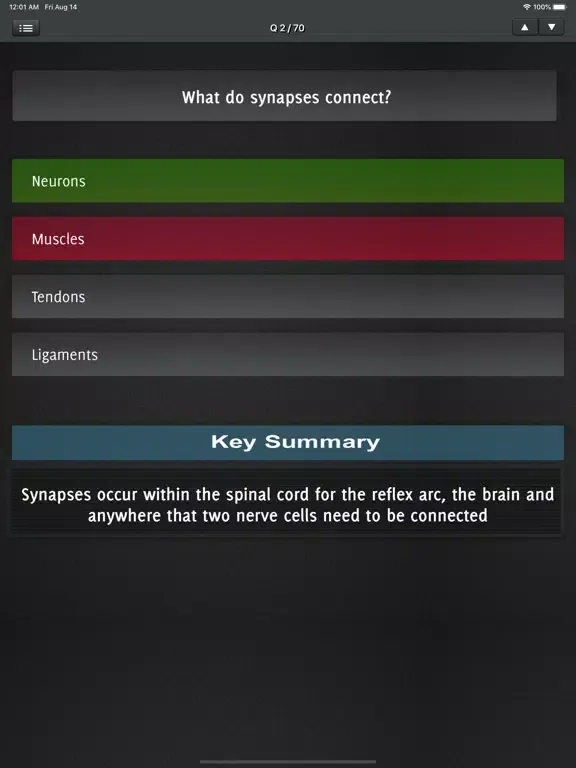 GCSE Biology Practice iPad  स्क्रीनशॉट
