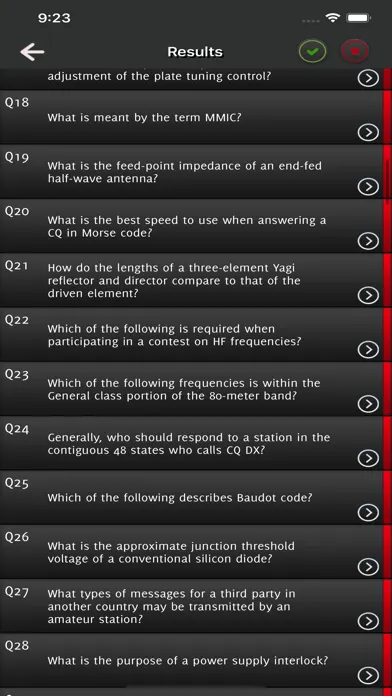 HAM Test Prep General Q&A سکرین شاٹس