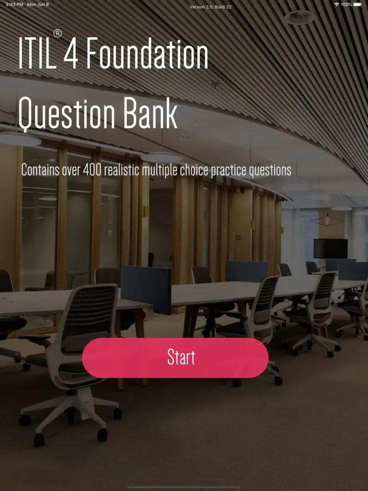 ITIL v4 Exam Foundation iPad 应用截图