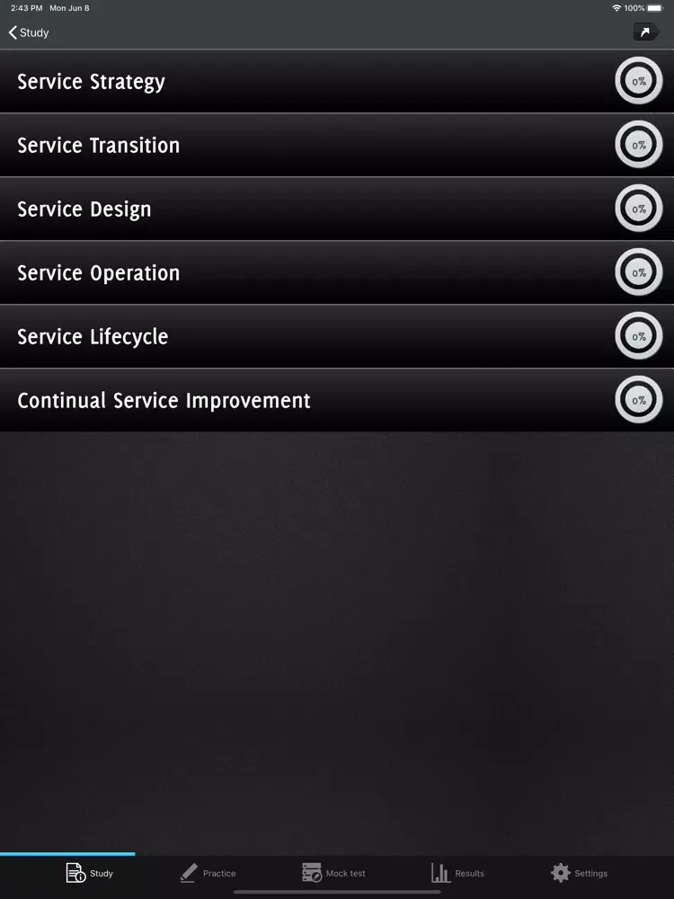 ITIL v4 Exam Foundation iPad 应用截图
