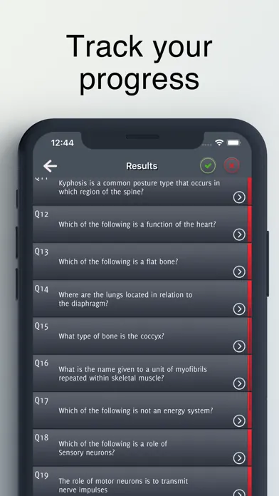 Level 2 Anatomy & Physiology Screenshots