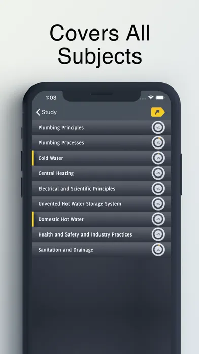 Capturas de tela do Level 2 Plumbing Exam Prep
