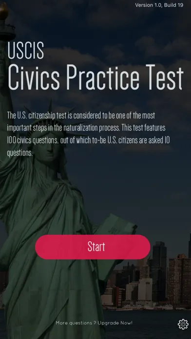US citizenship 2017 - All The Questions स्क्रीनशॉट