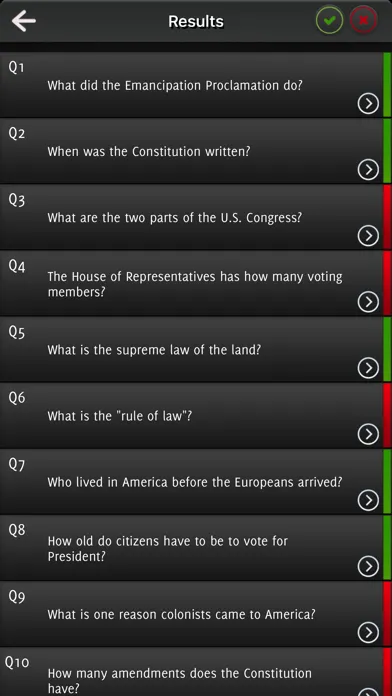 US citizenship 2017 - All The Questions स्क्रीनशॉट