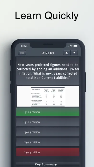 Numerical Reasoning Test Ekran Görüntüleri
