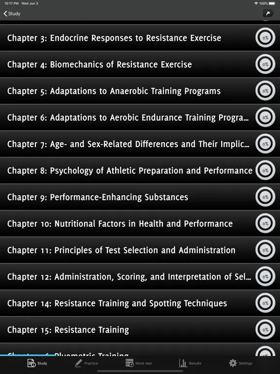 Captures d'écran de CSCS Strength Exam Prep iPad 