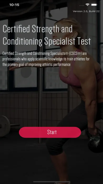 Captures d'écran de CSCS Strength Exam Prep