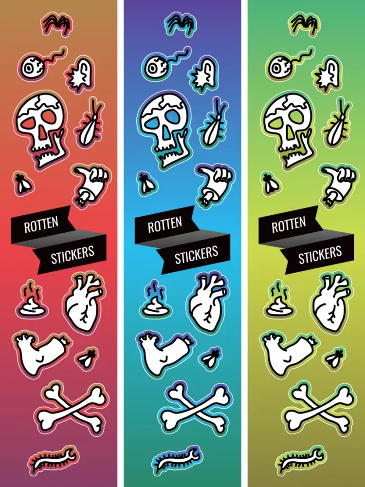 Rotten Stickers iPad  Screenshots
