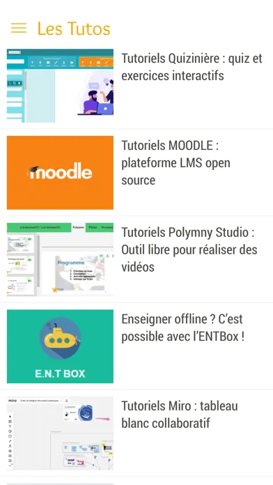 Captures d'écran de L'Atelier du Formateur