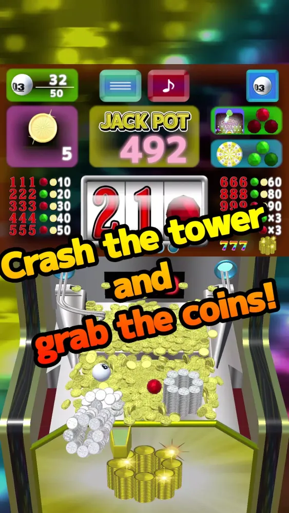 Tangkapan skrin EXCITING COIN PUSHER