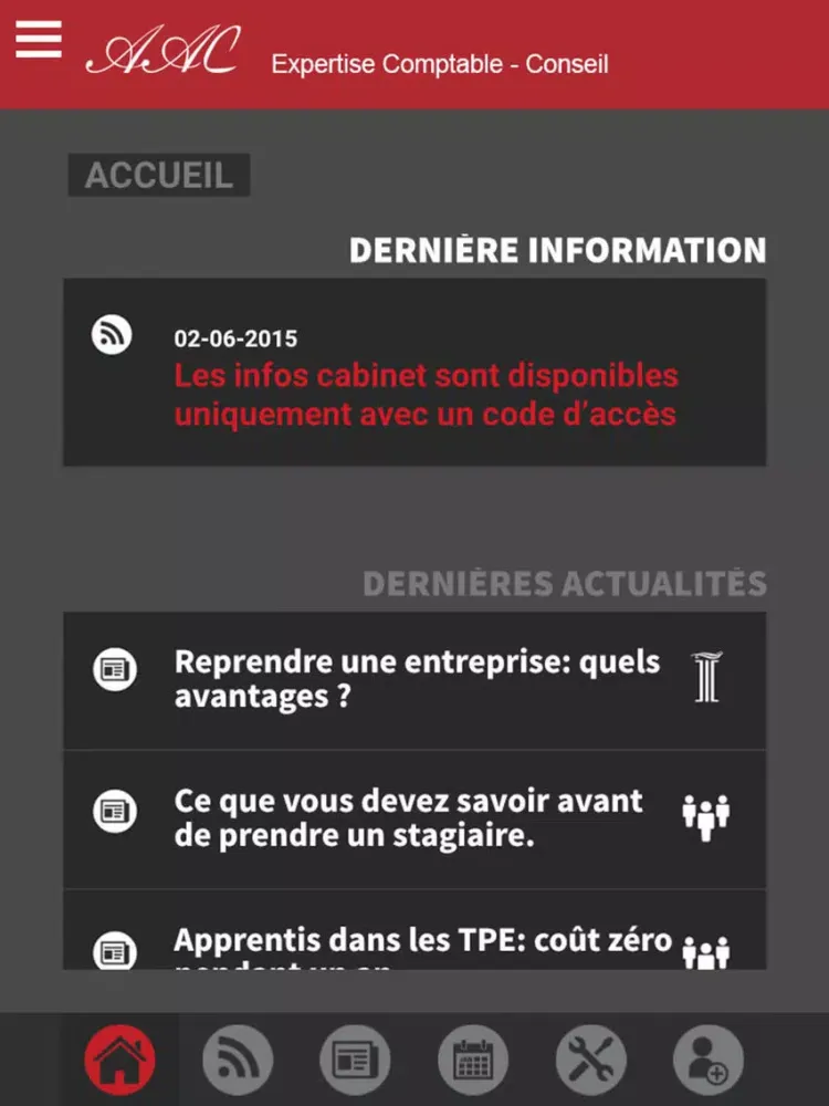 AAC - Alardin Associés Conseil iPad 應用截圖