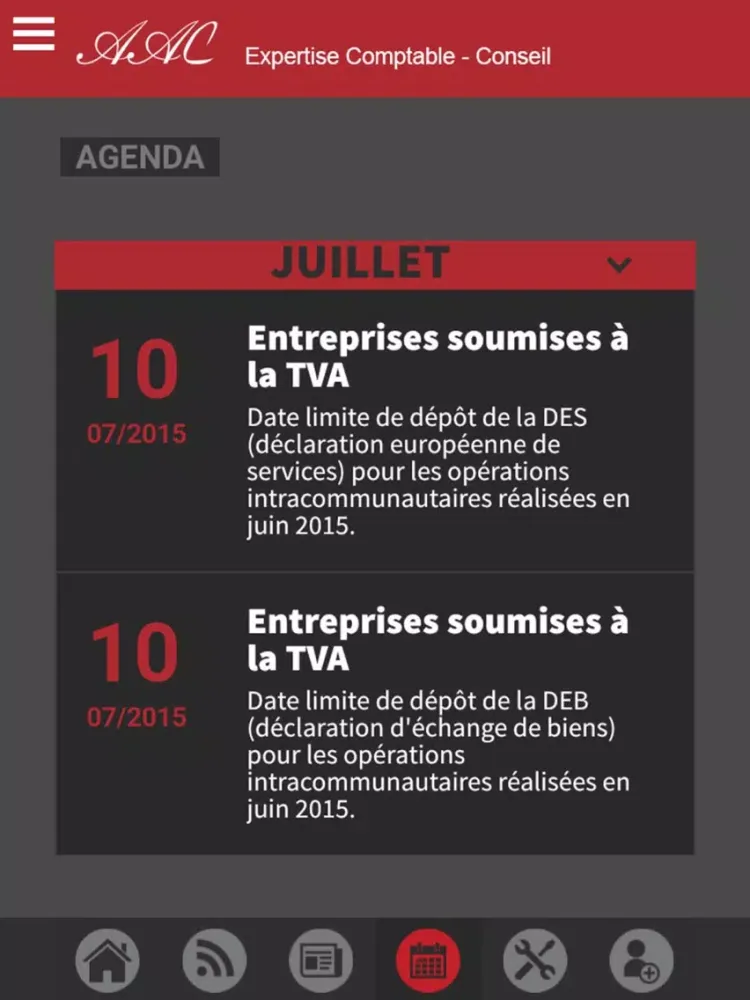 AAC - Alardin Associés Conseil iPad 應用截圖