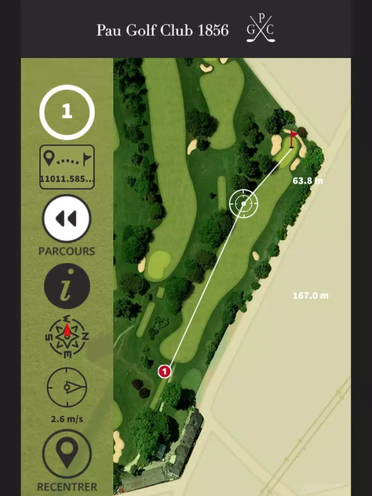 Pau Golf Club 1856 iPad 应用截图
