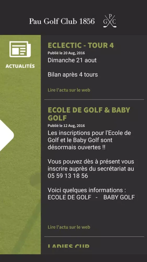 Pau Golf Club 1856应用截图