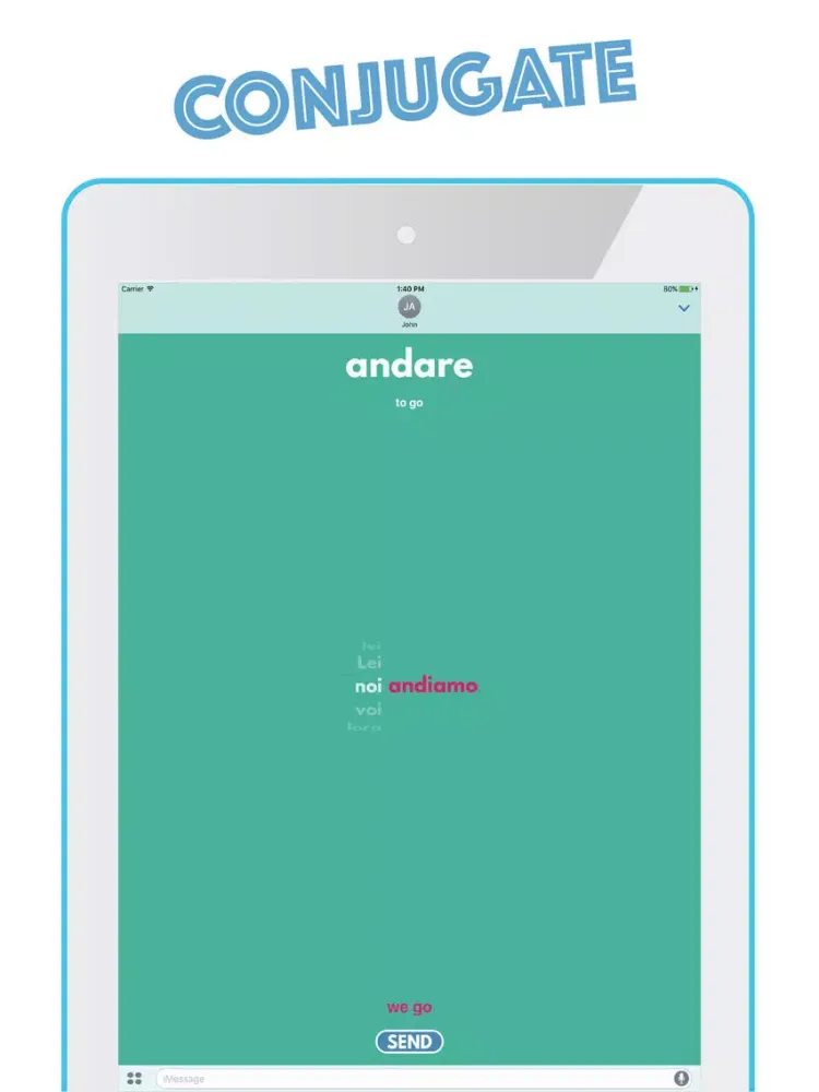 Zrzuty ekranu AKA Italian for Beginners iPad 