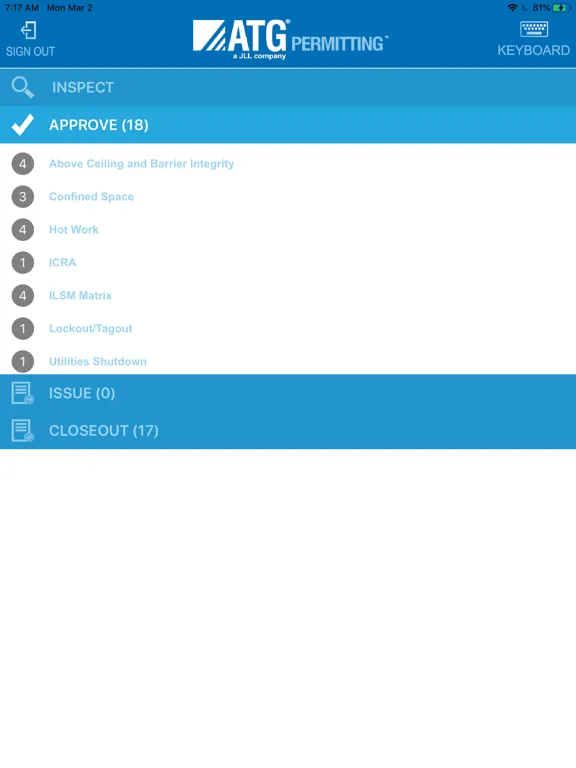 Permitting iPad  Screenshots