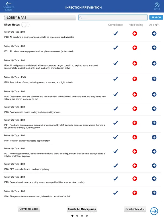 Zone Maintenance iPad 应用截图