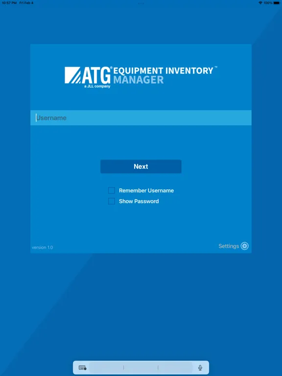 ATG EIM iPad  スクリーンショット