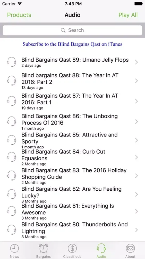 Blind Bargains Screenshots