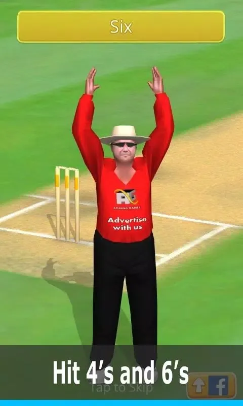 Screenshot di Smashing Cricket
