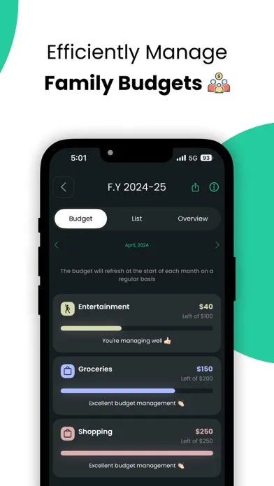My Budget: Expense Tracker Screenshots