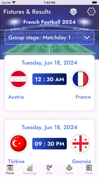 Football League Of French سکرین شاٹس