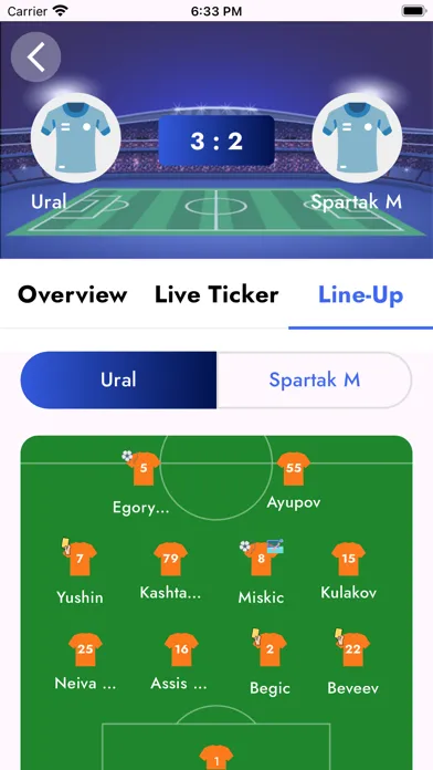 Russia Football League Scores應用截圖
