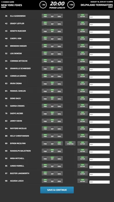 Zrzuty ekranu Athletic Performance Insight