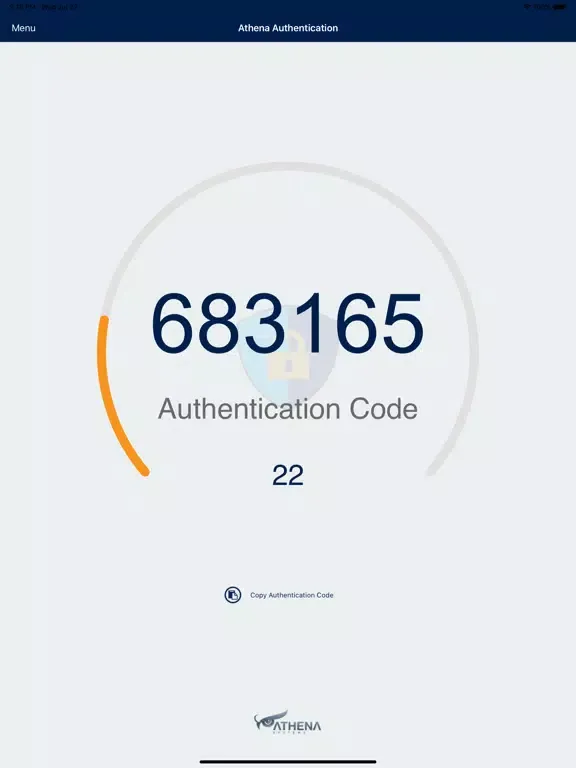 Athena Authenticator iPad  স্ক্রিনশট