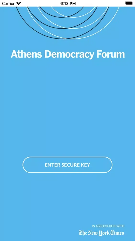 Capturas de tela do Athens Democracy Forum
