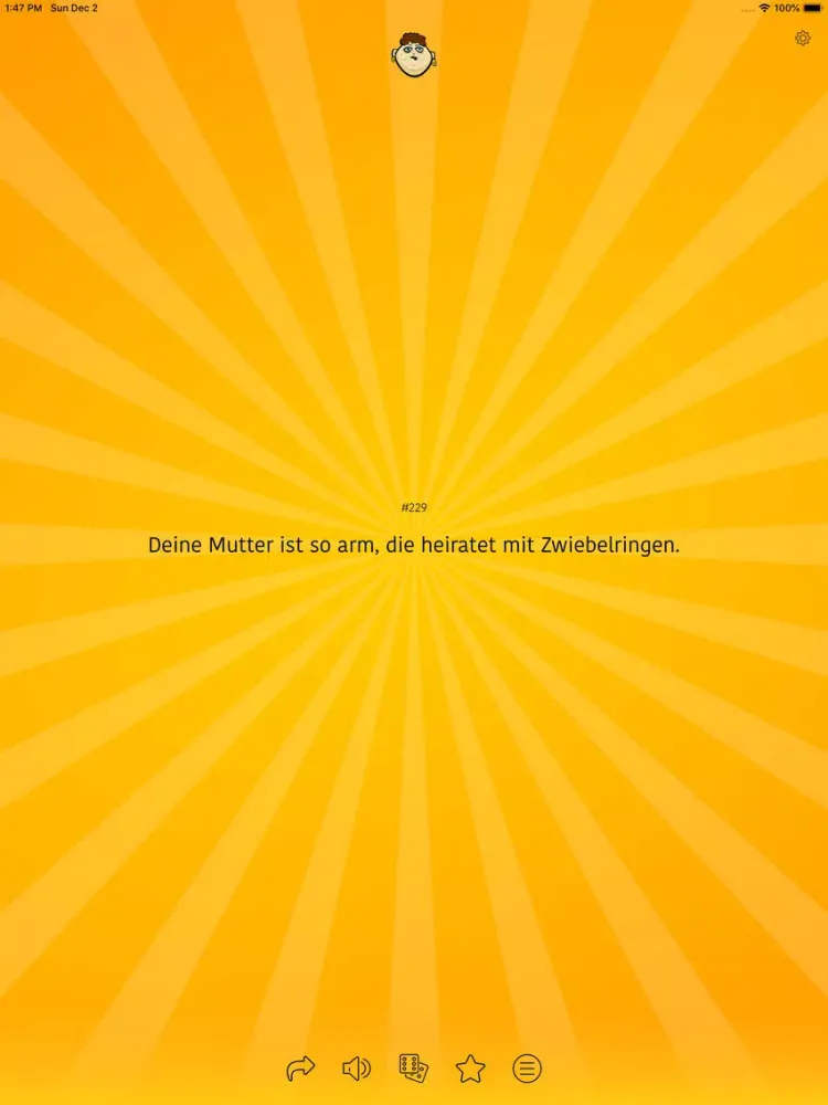 Deine Mutter Sprüche iPad  Screenshots