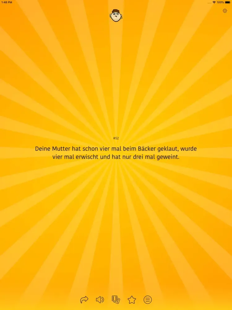 Deine Mutter Sprüche iPad  Screenshots